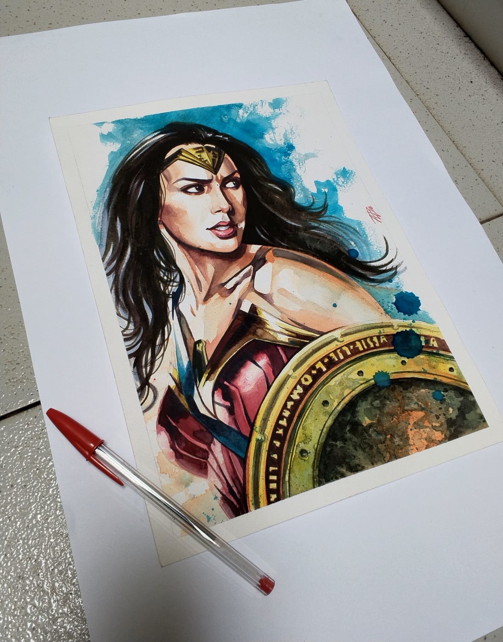 【限定】原画ワンダーウーマン Wonder Woman Original Art for Sale | Raremarq
