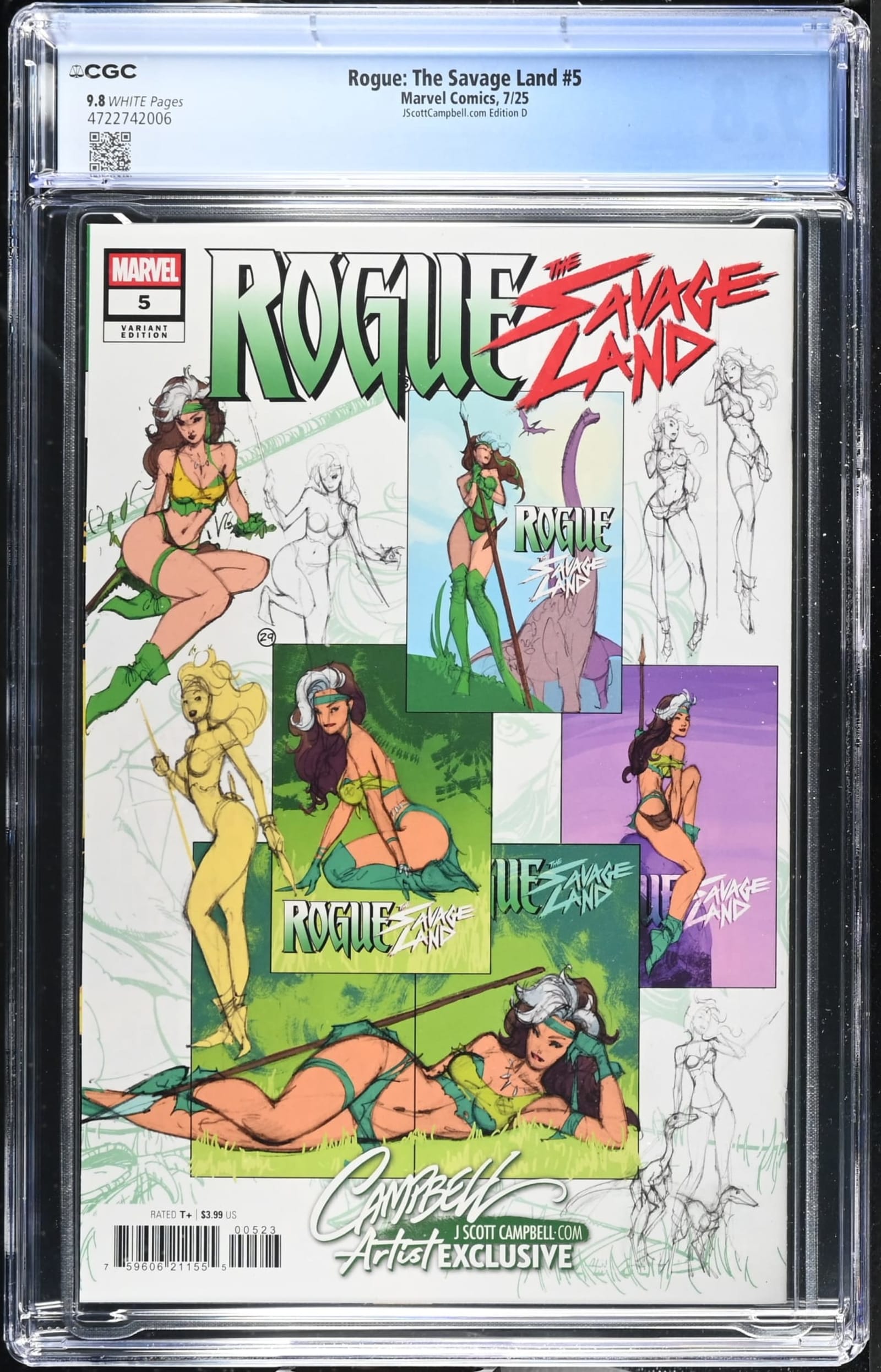 Rogue: The Savage Land #5 CGC 9.8 | Graded Comics | Raremarq