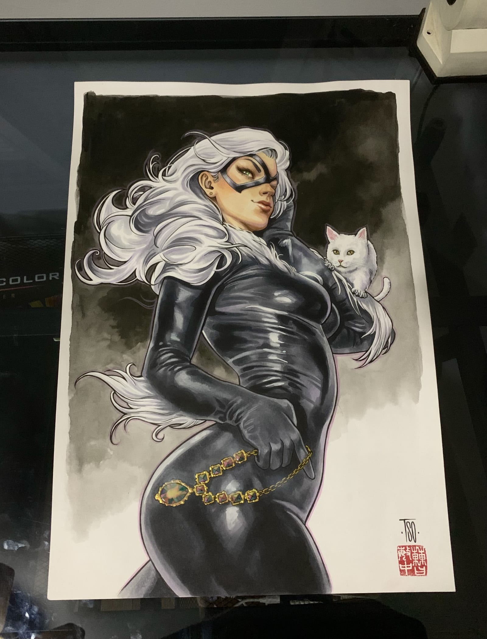 Black Cat Original Art | Sold Original Comic Art | Raremarq