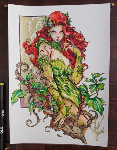 Poison Ivy Comic Art | Raremarq