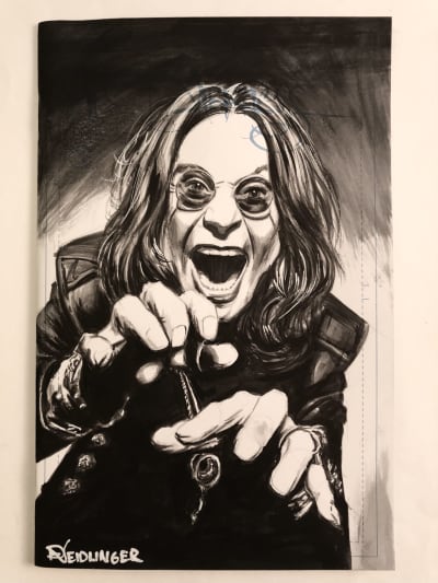 Dan Neidlinger | Ozzy Osbourne Darkness Sketch Cover | Raremarq