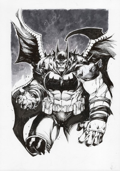 Shimin - Absolute Batman Original Art by Shimin