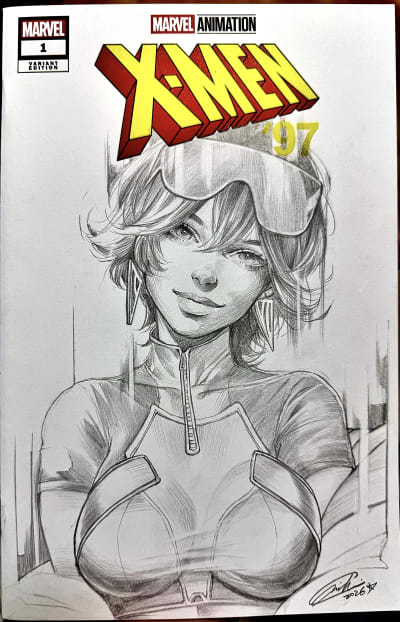 Miki Okazaki - Jubilee Marvel Rivals Pencil sketch cover