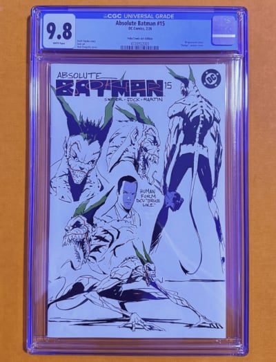 Absolute Batman #15 CGC 9.8 Graded Comics Listed by Brandon | Raremarq