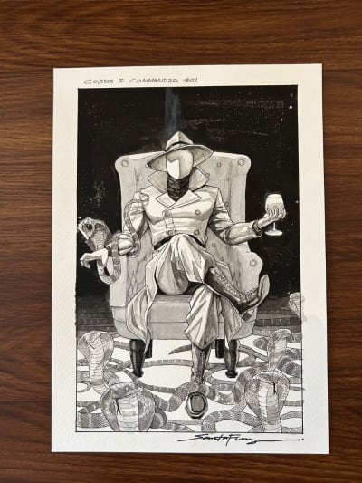 Original Published Cover Art: Cobra Commander #1 by Santa Fung | Raremarq