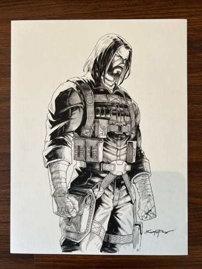 Original Published Cover Art: *BRZRKR* #1 by Santa Fung | Raremarq