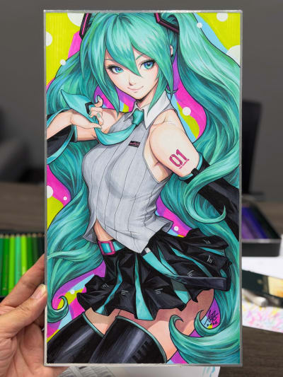 Stanley Artgerm Lau - Hatsune Miku Shikishi