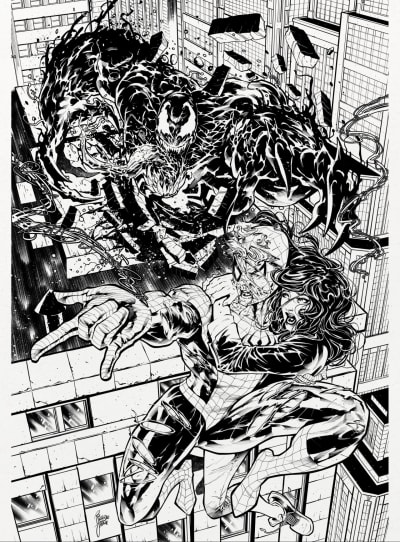 Venom Original Art for Sale | Raremarq