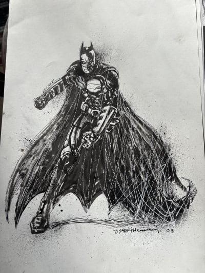 Bill Sienkiewicz Batman Original Art