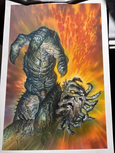 ALEX ROSS IMMORTAL HULK #19 ORIGINAL COVER PAINTED ART