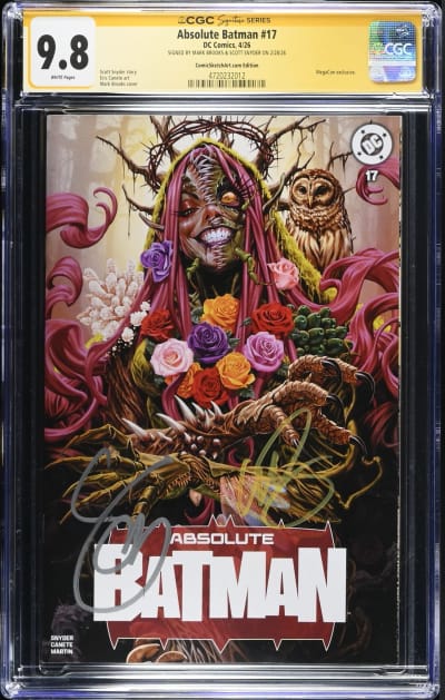 Absolute Batman #14 CGC 9.8 SS, signed by Clay Mann | Raremarq