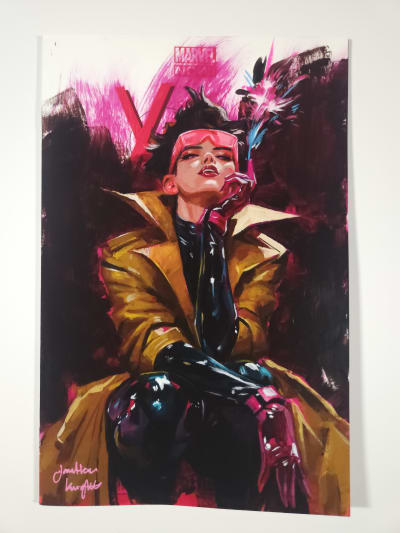 Jonathan Knight - Vampire Jubilee- Acrylics on Blank Variant