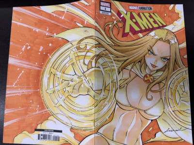 Emma Frost X-Men 97 Full Cover Sketch by Godtail