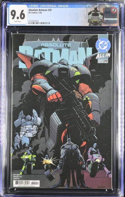Absolute Batman #13 CGC 9.6 SS, signed by Nick Dragotta | Raremarq