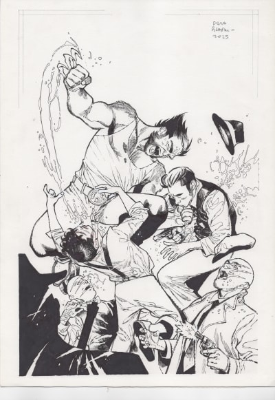 Sara Pichelli Original Cover Art for LOGAN: BLACK, WHITE AND BLOOD #3 | Raremarq