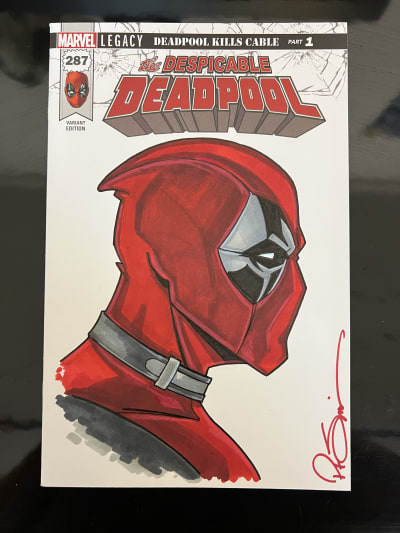Deadpool Original Art for Sale | Raremarq