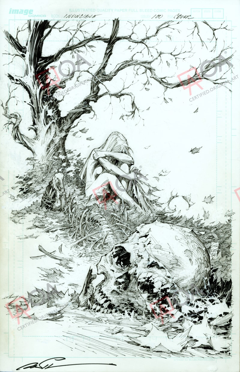 本 Invincible オリジナルアート Chad Hardin OA アメコミ