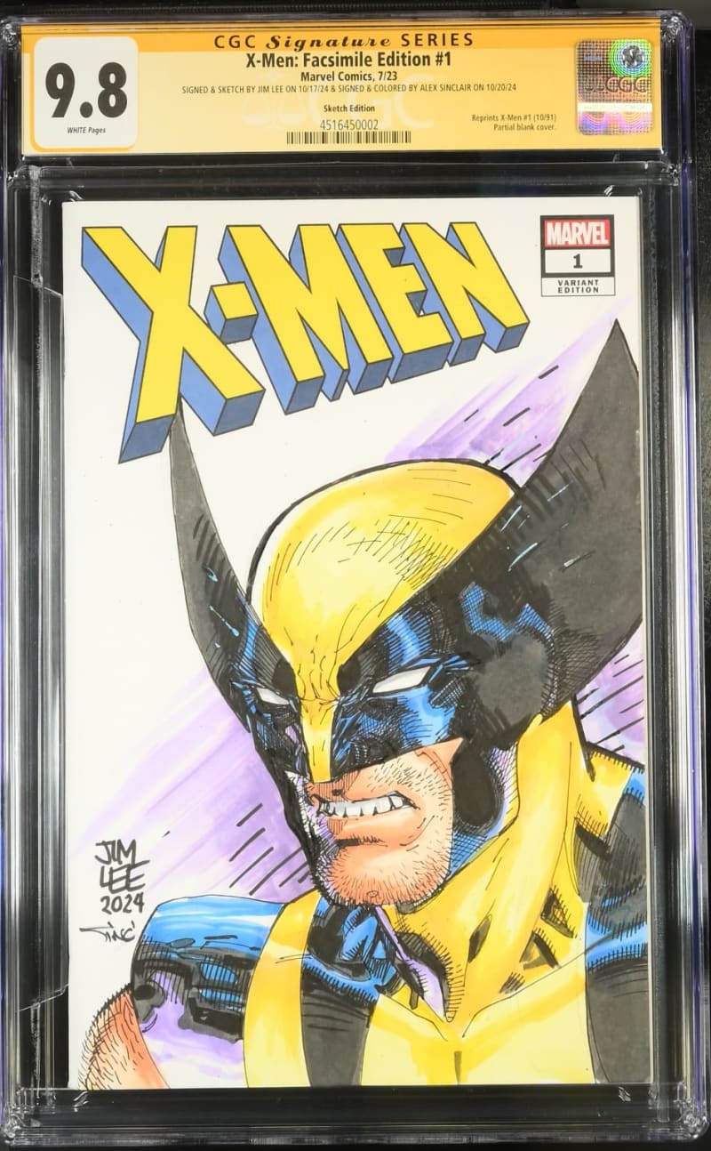 Wolverine Sketch Cover X-Men #1 Sketch Covers Listed by | Raremarq