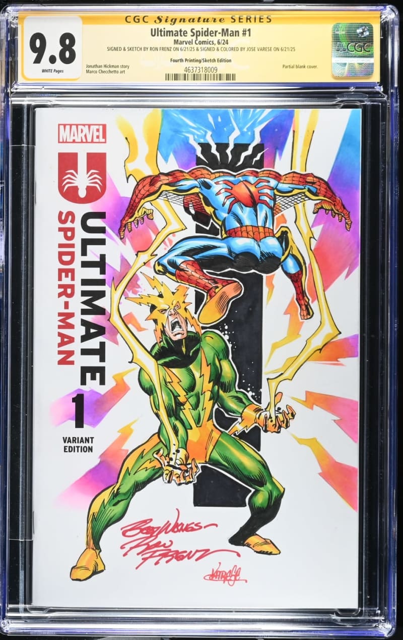 Ultimate Spider-Man #1 CGC 9.8 SS, signed by Ron Frenz | Raremarq