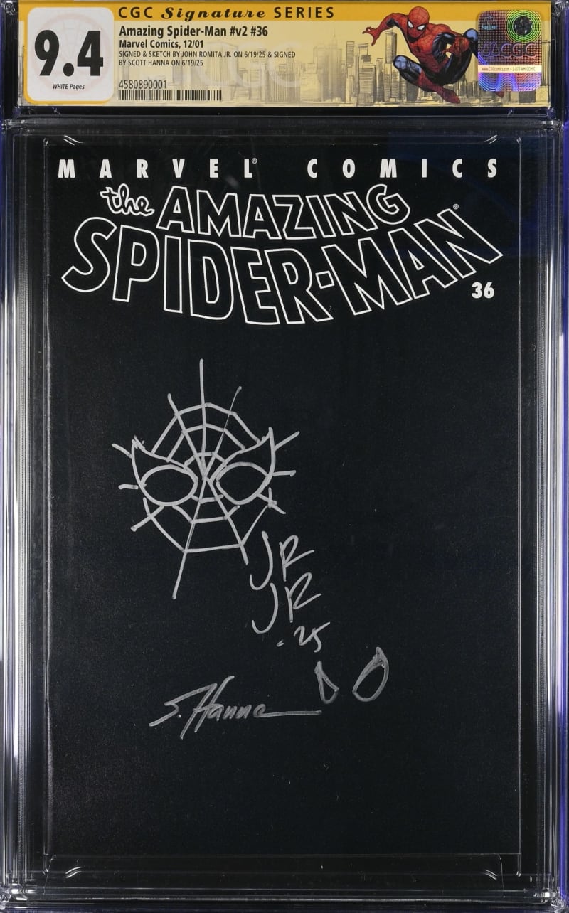 Amazing Spider-Man v2 #36 CGC, signed by John Romita Jr | Raremarq