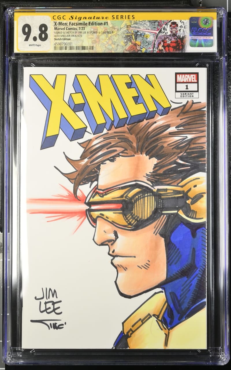 Cyclops by Jim Lee & Alex Sinclair Sketch Covers Listed by | Raremarq