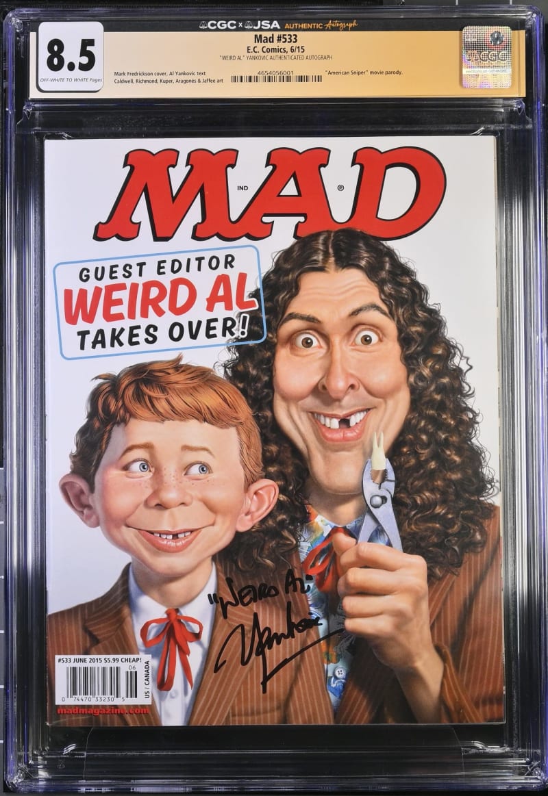 Mad #533 CGC 8.5 Signed by 