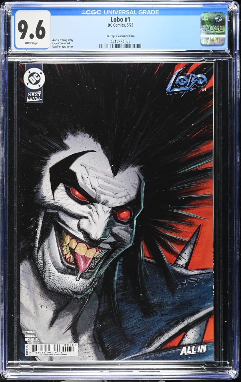 Lobo #1 Ferreyra Variant Cover CGC 9.6 Graded Comics Listed | Raremarq