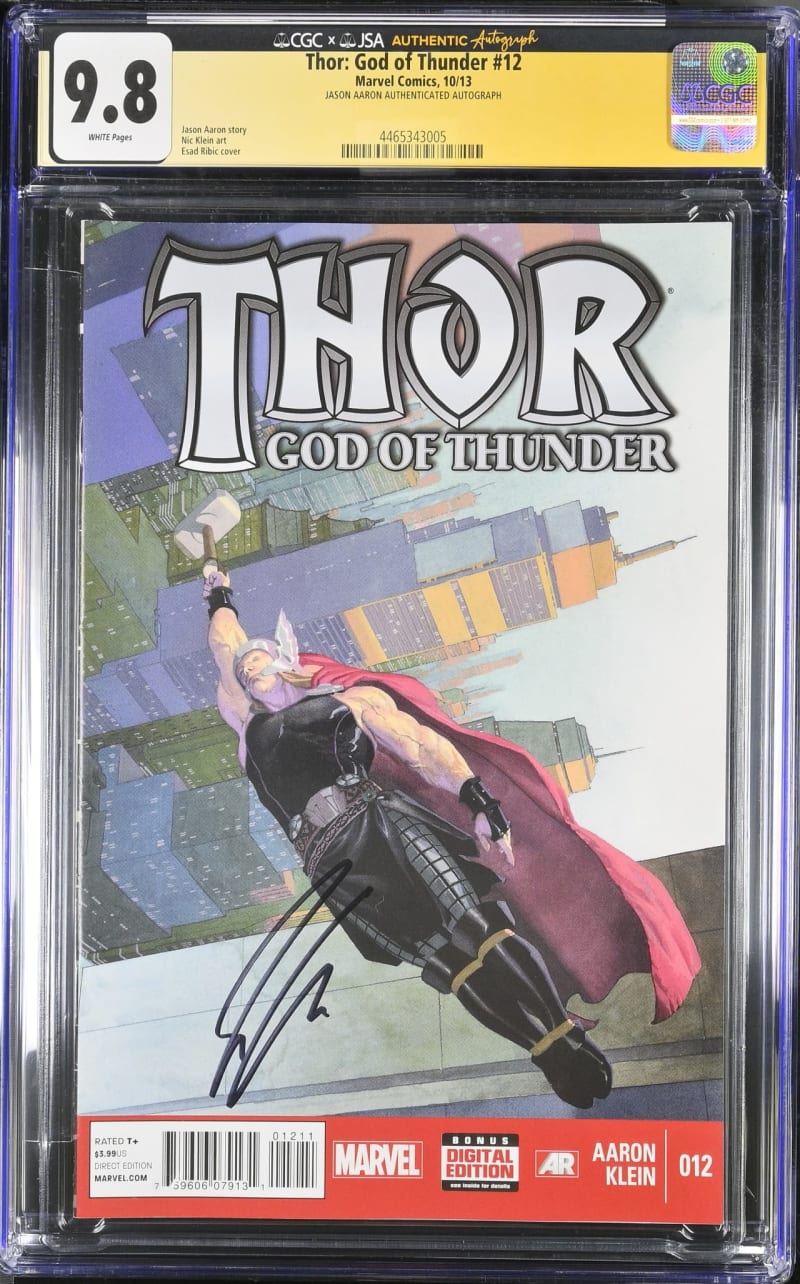 アメコミリーフ Thor: God of Thunder #2 CGC 9.8 Thor : God of