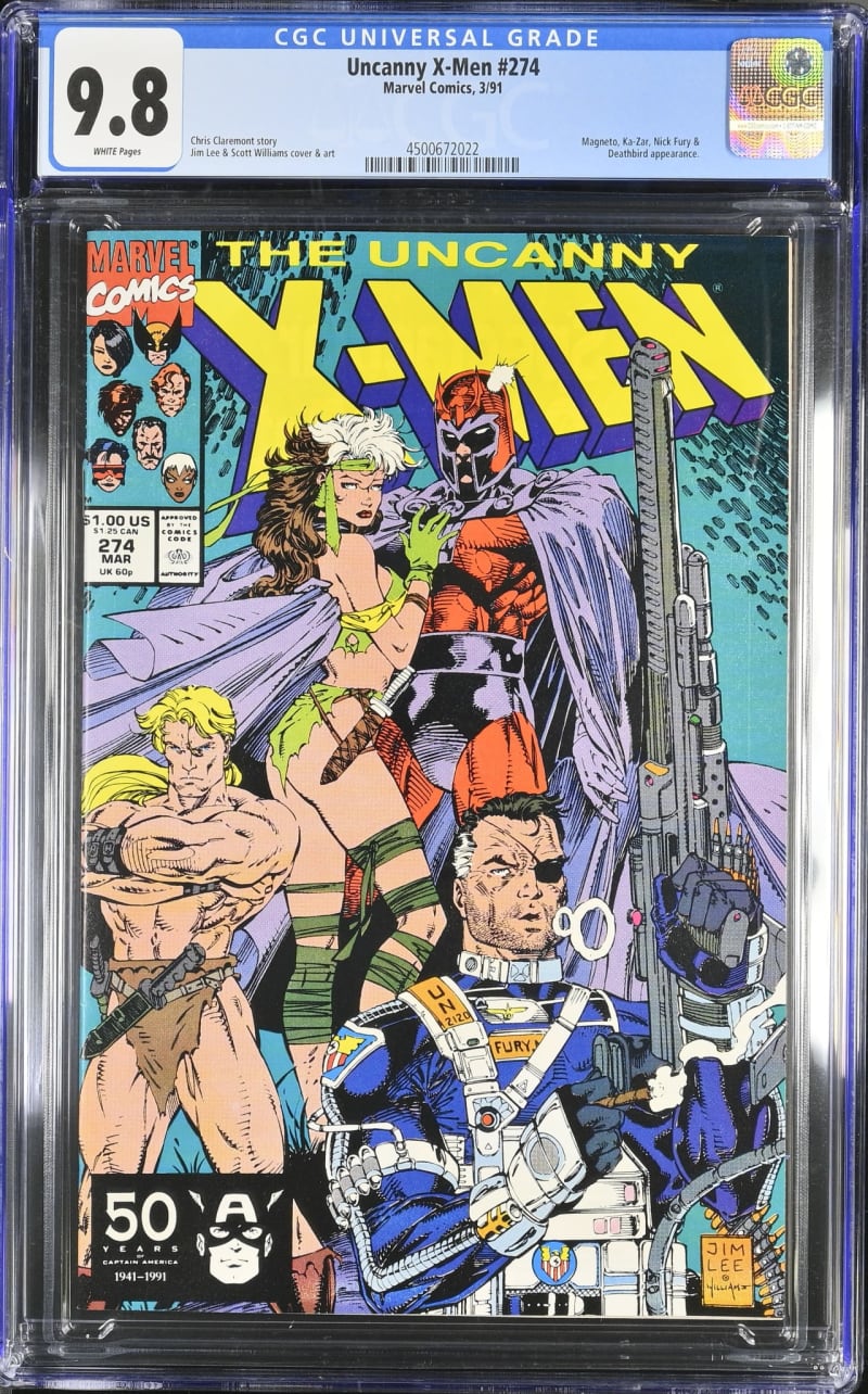Uncanny X-Men #274 (1991) CGC graded copies | Raremarq