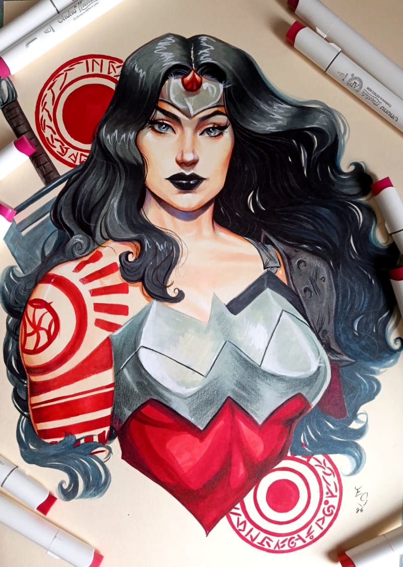 Wonder Woman Original Art for Sale | Raremarq
