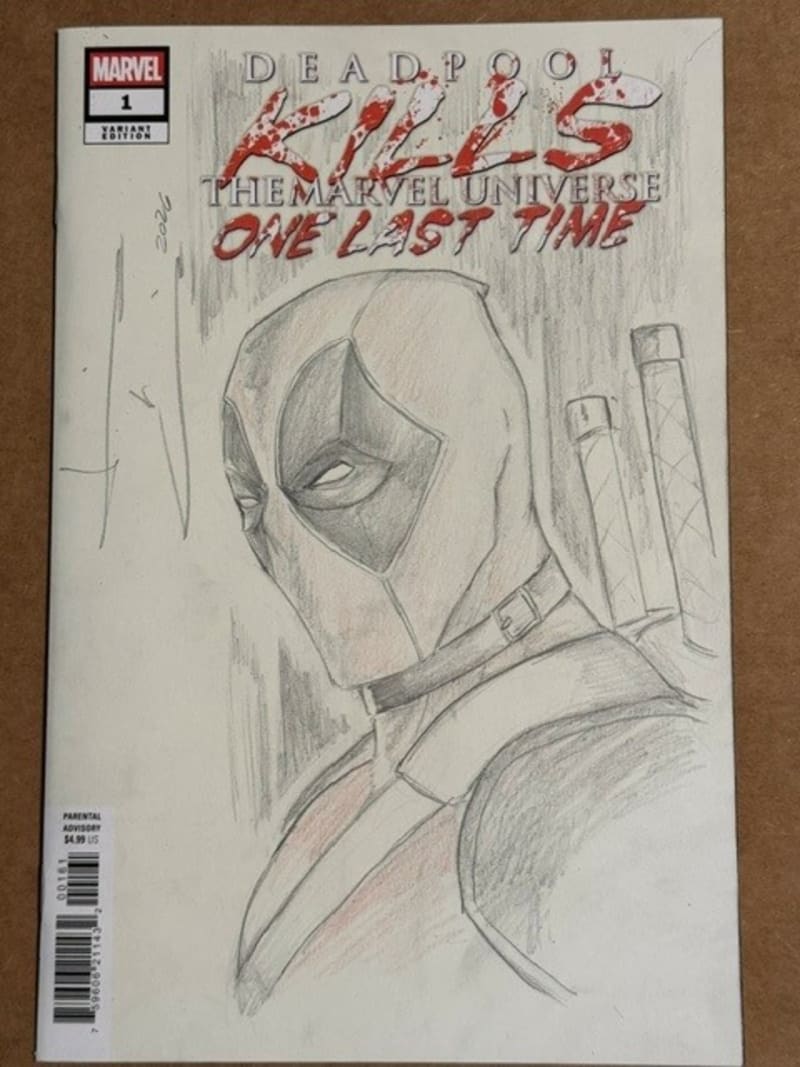 Deadpool Original Art for Sale | Raremarq