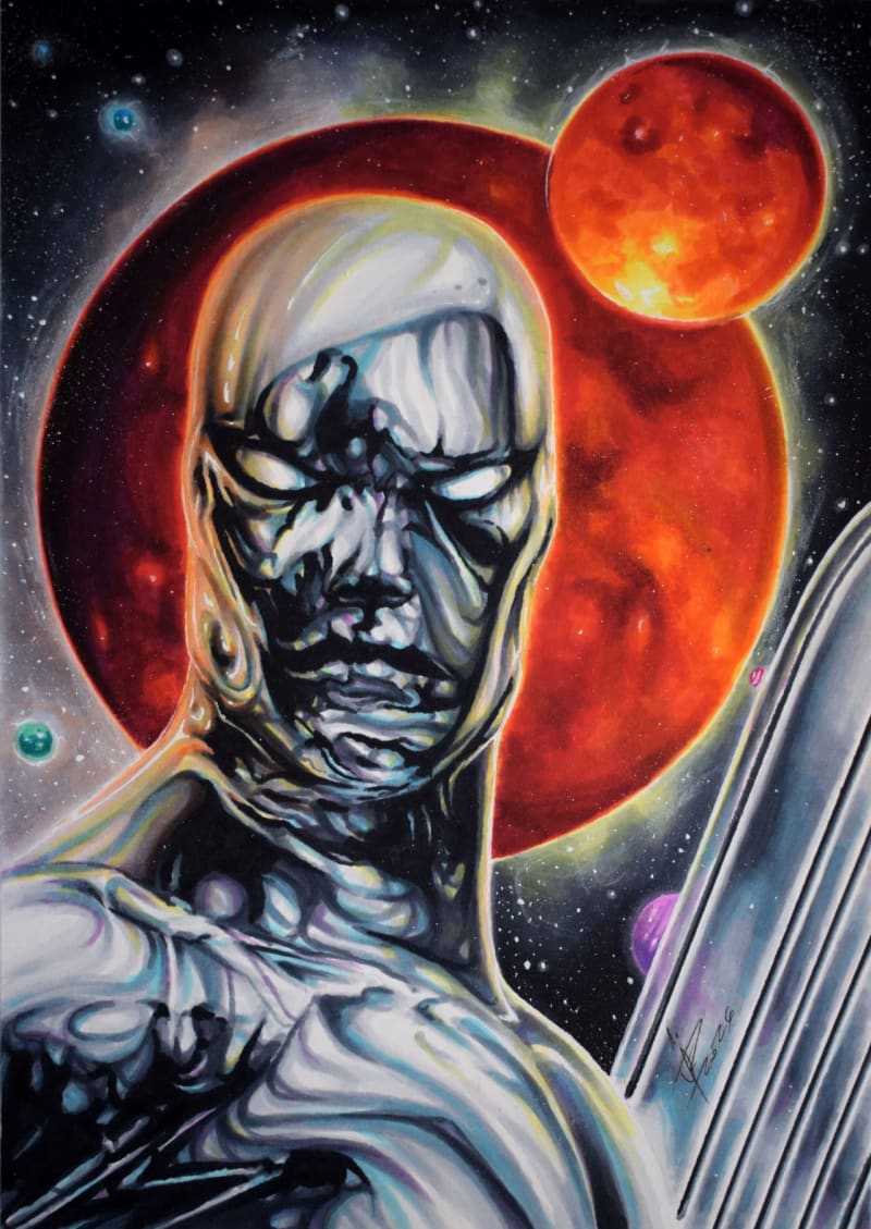 Silver Surfer Original Art for Sale | Raremarq