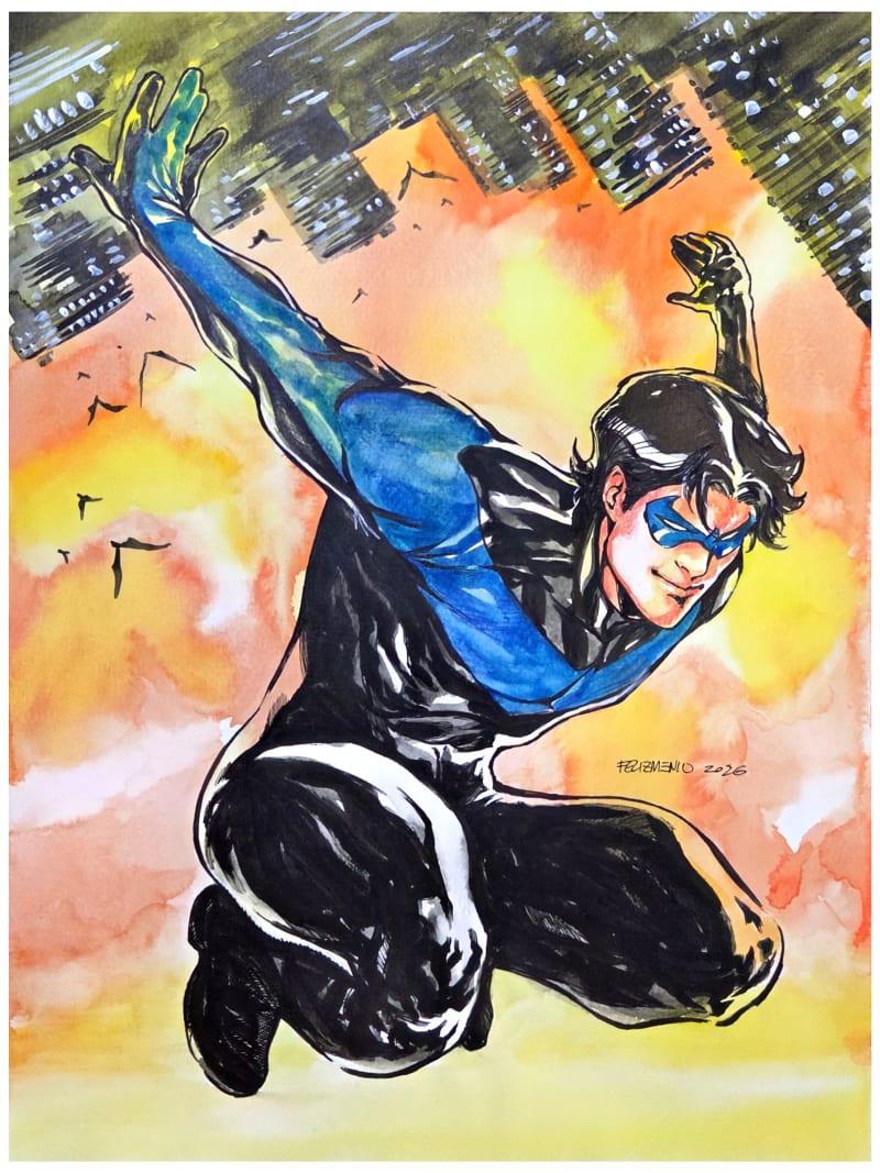 Nightwing Original Art for Sale | Raremarq