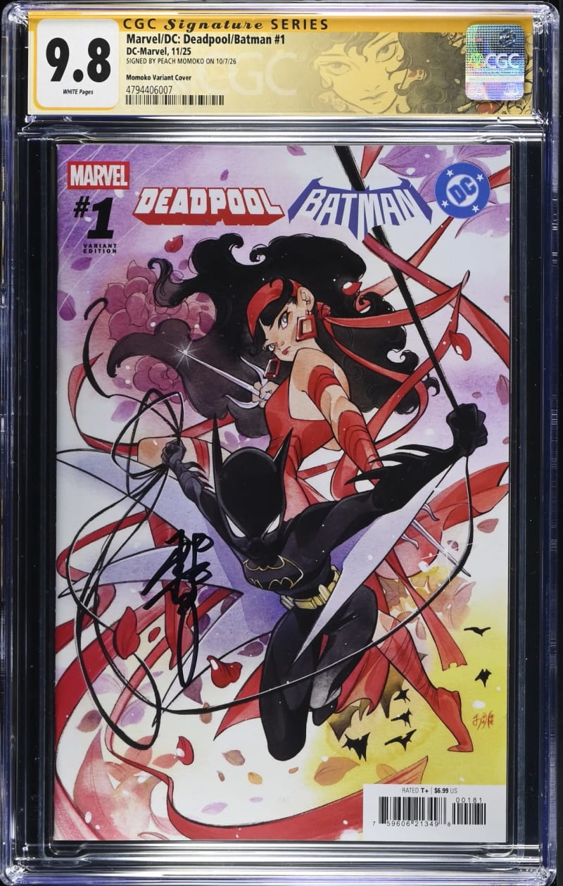 Marvel/DC: Deadpool/Batman #1 CGC 9.8 SS | Graded Comics | Raremarq
