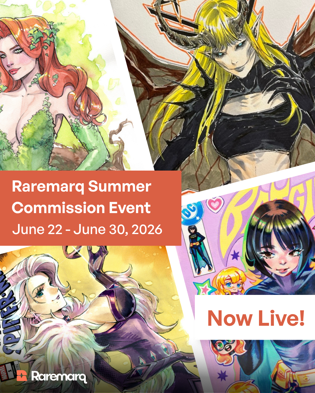 Image for Summer Commission Event 2026 Featuring Rian Gonzales, Sabine Rich, Leirix, and More!