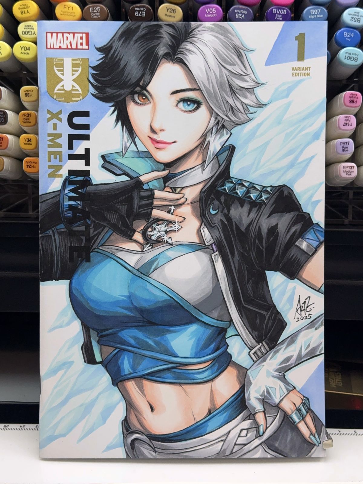 Luna Snow Marvel Rivals Sketch Cover Original Comic Art | Raremarq