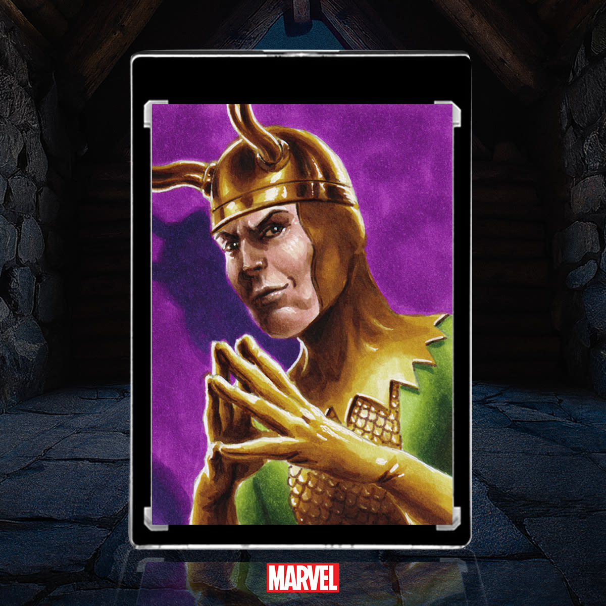 Loki Sketch Card by Duke Sketch Cards Auction by Duke | Raremarq