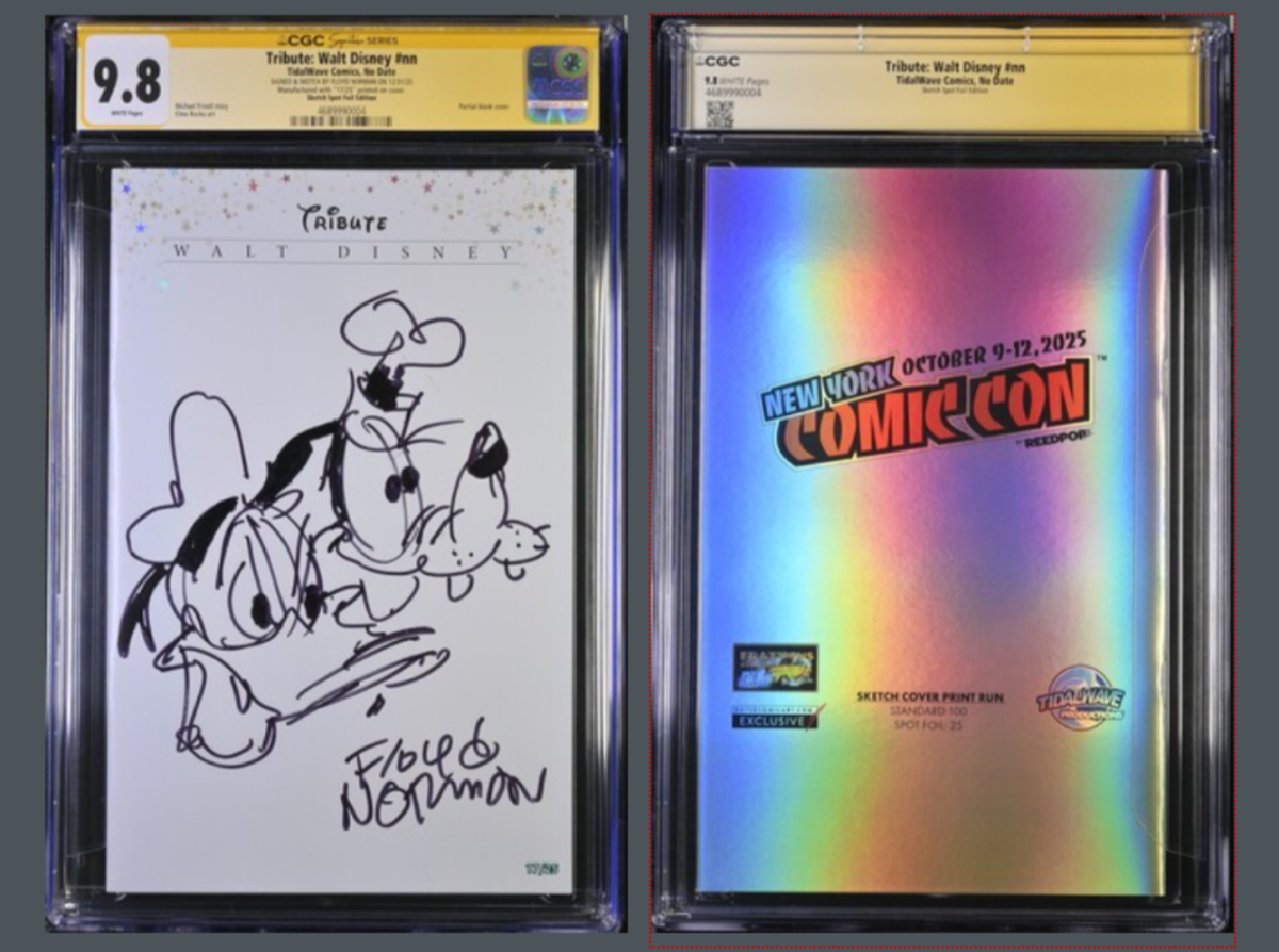Tribute to Walt Disney Blank Donald Duck and Goofy by Floyd | Raremarq