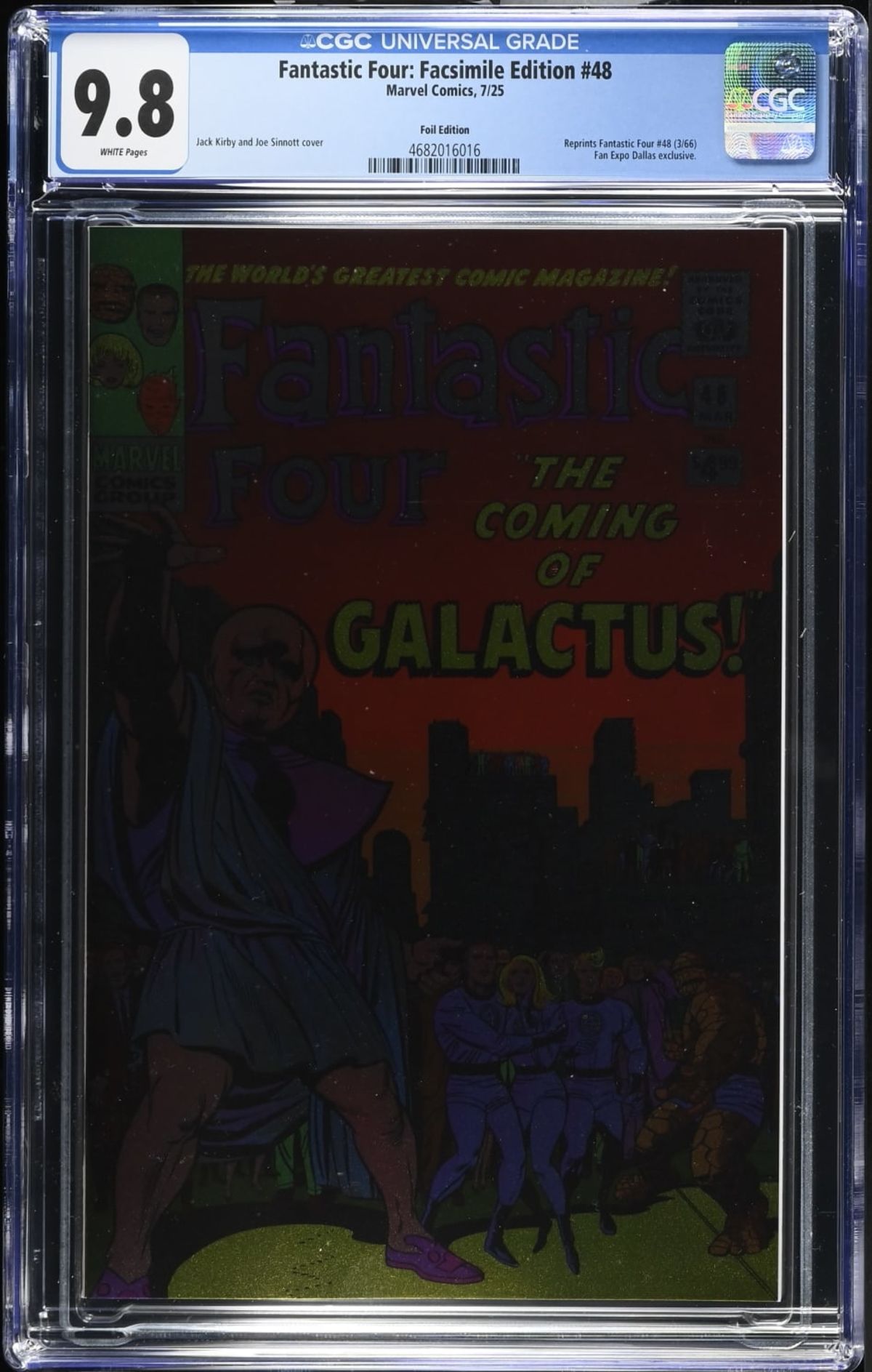 Fantastic Four: Facsimile Edition #48 Foil CGC 9.8 Graded | Raremarq