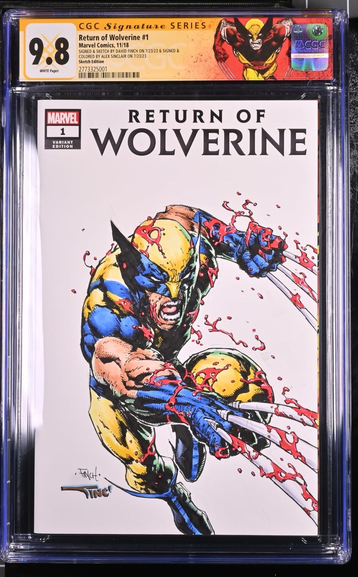 Return of Wolverine #1 | Sketch Edition | CGC 9.8 | | Raremarq