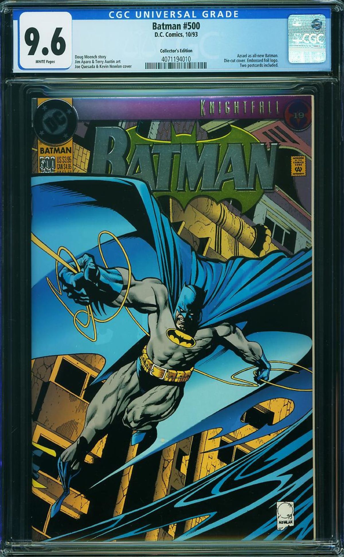 Batman #500 CGC 9.6 Graded Comics Listed by BRIAN WATSON | Raremarq