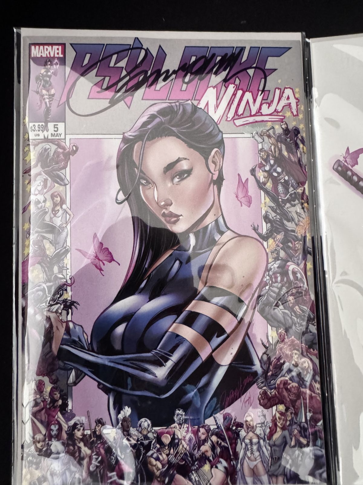 JSC Exclusive Psylocke Ninja #5 Signed by J Scott Campbell | Raremarq