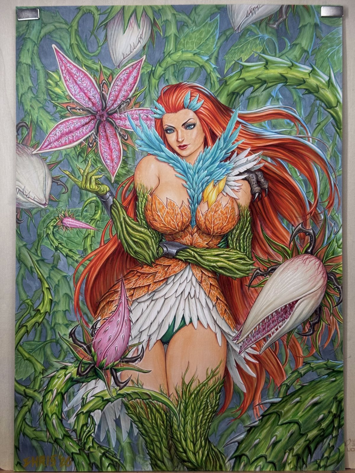 Absolute Batman #21 cover OA_Absolute Poison Ivy Original | Raremarq