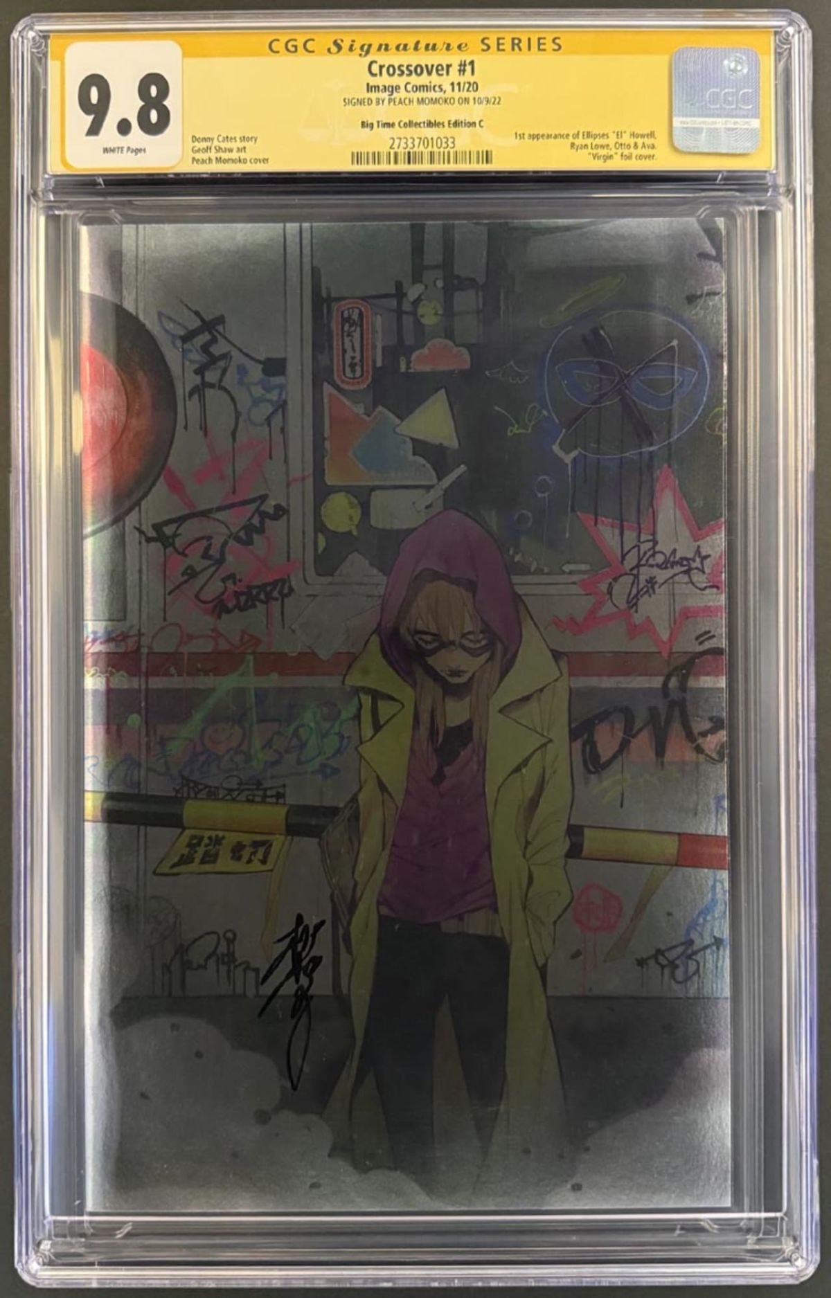 本 Crossover #1 Peach Momoko CGC 9.8