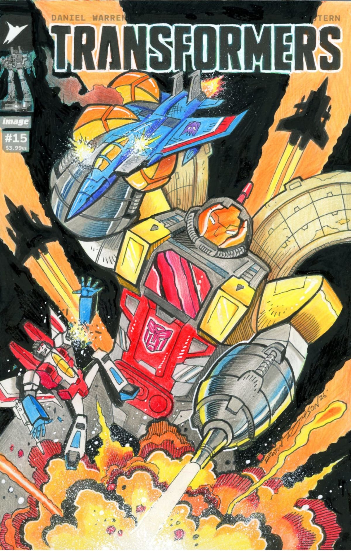 Transformers, Omega Supreme Original Comic Art Listed by | Raremarq