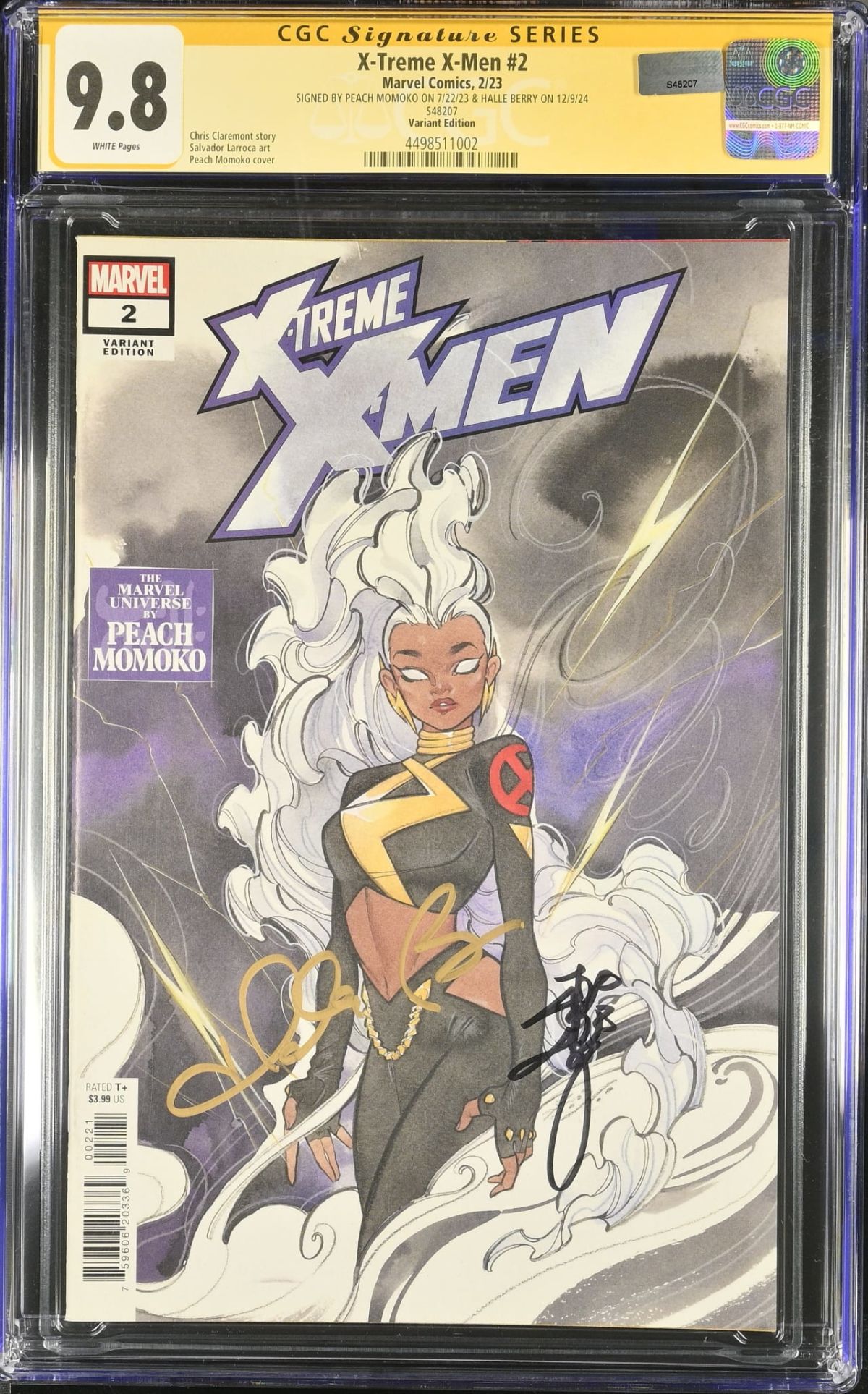 X-Treme X-Men #2 CGC 9.8 Signed by Peach Momoko and Halle | Raremarq