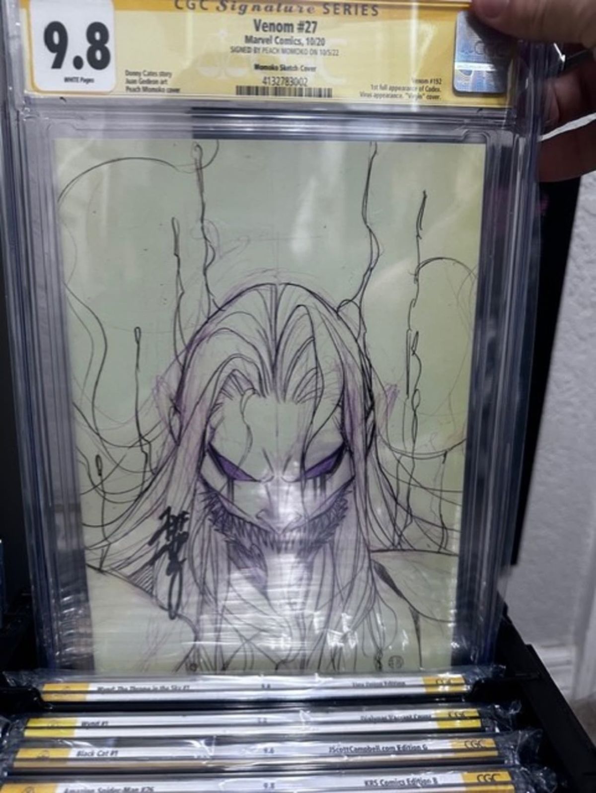 Venom #27 CGC 9.8 Signed by Peach Momoko Graded Comics | Raremarq