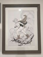 Power Girl framed