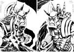 DEATH'S HEAD A and B comparison (DEATH'S HEAD A sold separately)
