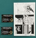 Original art page + both COA’s 